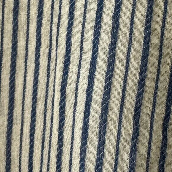 New Isabel Marant Joden 100% cotton gauzy breezy oversized stripe popover blouse - Picture 14 of 16